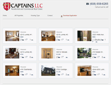 Tablet Screenshot of captainsllc.com
